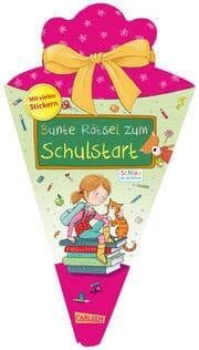Cover of Bunte Rätsel zum Schulstart Rosa